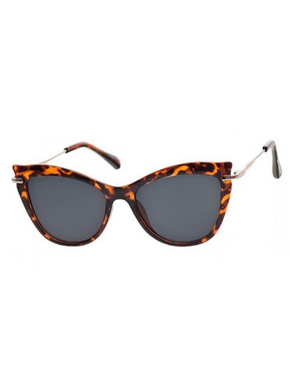 Steve Madden Grey & Brown Tortoiseshell Cat Eye Sunglasses